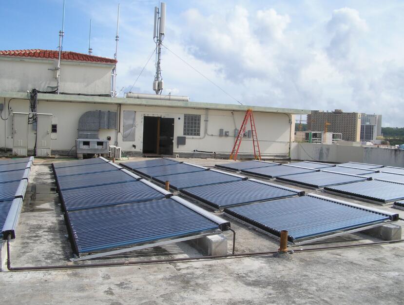 Einbauwinkel von Solarwarmwasserbereitern