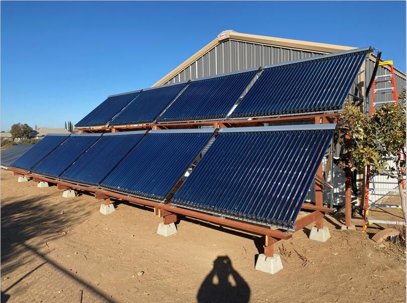 Effektives Design der kombinierten Solar- und Gasheizung