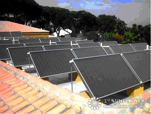Flat-plate solar collectors for projects Flachkollektoren für Projekte
